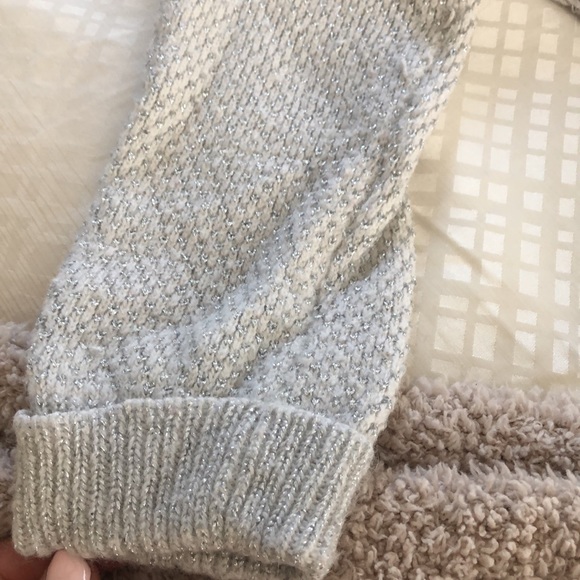 Silver and white Maternity Sweater - Picture 3 of 8